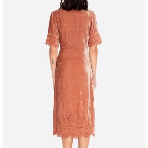 NWT Johnny Was Lola velvet wrap dress - Picture 8 of 8